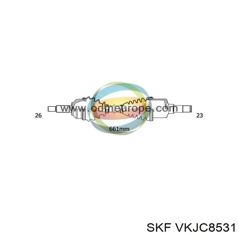 Semieixo (acionador) dianteiro direito Peugeot/Citroen 3273SQ preço, a partir de 151,07 USD