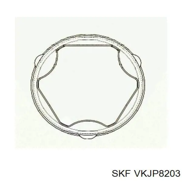 Compre VKJP8203 SKF Bota de proteção interna de junta homocinética do semieixo dianteiro