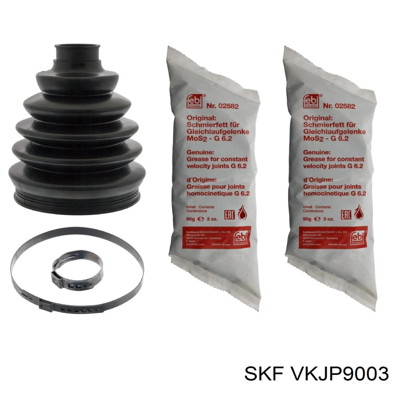 VKJP9003 SKF Bota de proteção interna de junta homocinética do semieixo dianteiro
