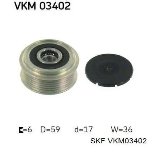 Polia do gerador SKF VKM03402 preço, a partir de 31,46 USD