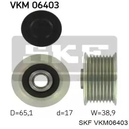 Polia do gerador SKF VKM06403 preço, a partir de 47,01 USD