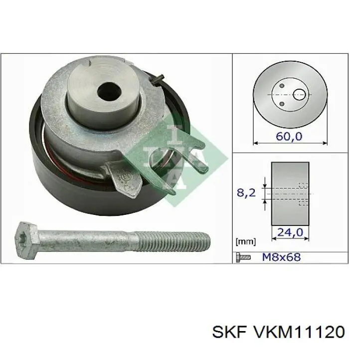 Compre VKM11120 SKF Rolo de reguladora de tensão da correia do mecanismo de distribuição de gás