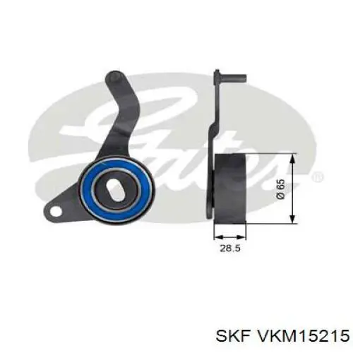 Compre VKM15215 SKF Rolo de reguladora de tensão da correia do mecanismo de distribuição de gás