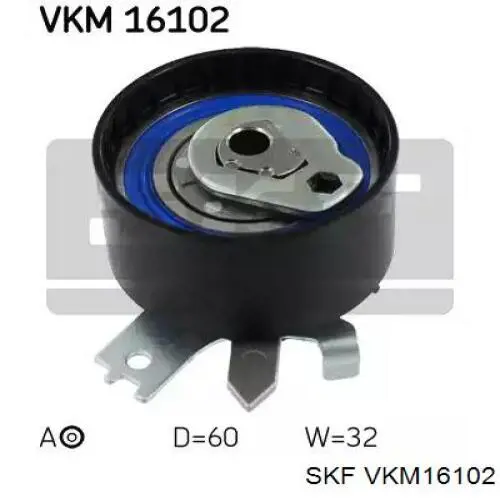 Rolo de reguladora de tensão da correia do mecanismo de distribuição de gás SKF VKM16102 preço, a partir de 30,92 USD