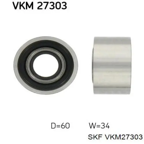 Rolo parasita da correia do mecanismo de distribuição de gás SKF VKM27303 preço, a partir de 35,76 USD