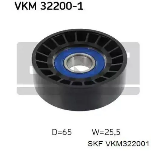 Rolo de reguladora de tensão da correia de transmissão SKF VKM322001 preço, a partir de 16,96 USD