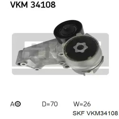 Reguladora de tensão da correia de transmissão SKF VKM34108 preço, a partir de 80,63 USD