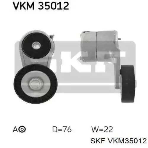 Reguladora de tensão da correia de transmissão SKF VKM35012 preço, a partir de 38,73 USD