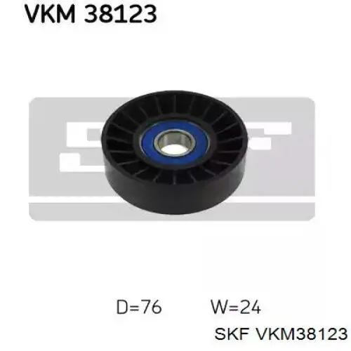 Rolo de reguladora de tensão da correia de transmissão SKF VKM38123 preço, a partir de 11,36 USD