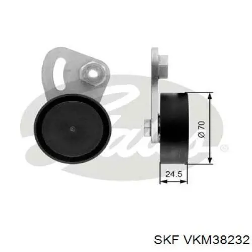 Compre VKM38232 SKF Rolo de reguladora de tensão da correia de transmissão