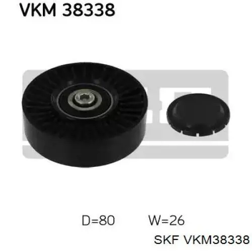 Rolo parasita da correia de transmissão SKF VKM38338 preço, a partir de 37,12 USD