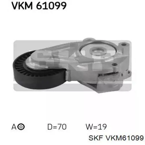 VKM61099 SKF Reguladora de tensão da correia de transmissão