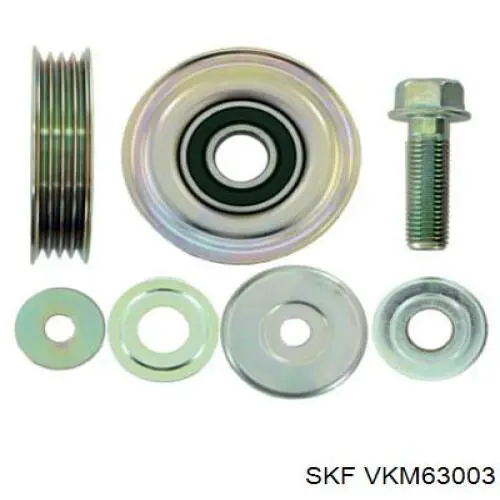 Rolo de reguladora de tensão da correia de transmissão SKF VKM63003 preço, a partir de 18,66 USD
