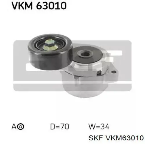 Reguladora de tensão da correia de transmissão SKF VKM63010 preço, a partir de 85,58 USD