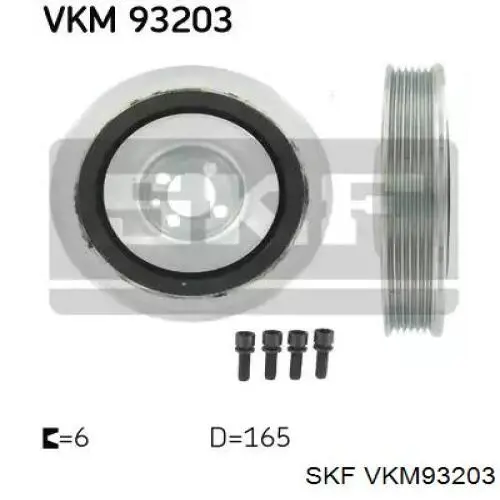 Polia de cambota SKF VKM93203 preço, a partir de 68,19 USD