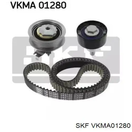 VKMA01280 SKF Correia do mecanismo de distribuição de gás, kit