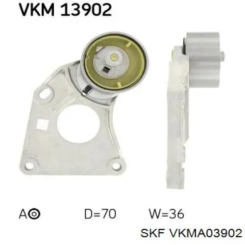 Compre VKMA03902 SKF Correia do mecanismo de distribuição de gás, kit