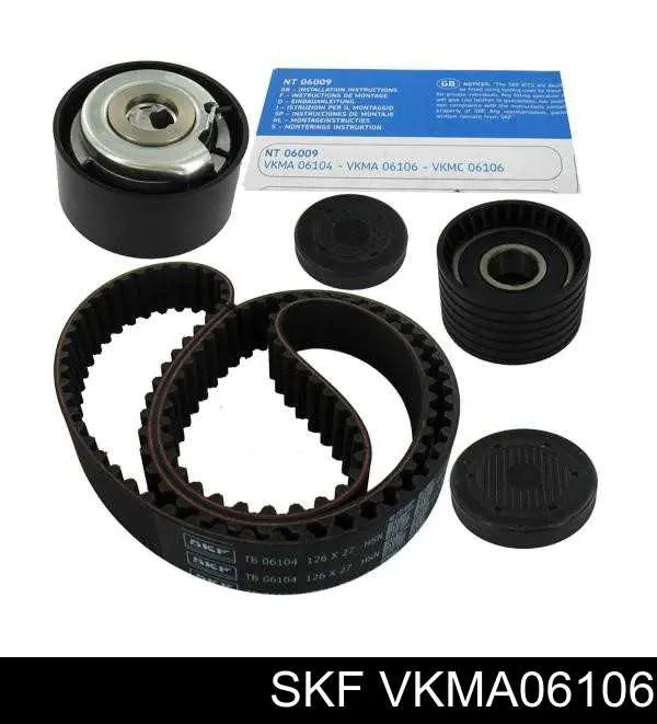 Compre VKMA06106 SKF Correia do mecanismo de distribuição de gás, kit
