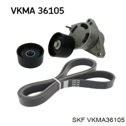 VKMA36105 SKF Correia dos conjuntos de transmissão, kit
