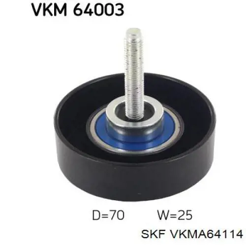 Compre VKMA64114 SKF Correia dos conjuntos de transmissão, kit