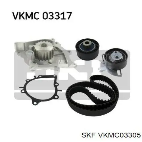 Compre VKMC03305 SKF Correia do mecanismo de distribuição de gás, kit
