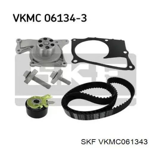 Compre VKMC061343 SKF Correia do mecanismo de distribuição de gás, kit