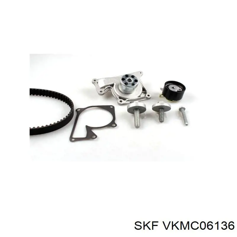 Compre VKMC06136 SKF Correia do mecanismo de distribuição de gás, kit