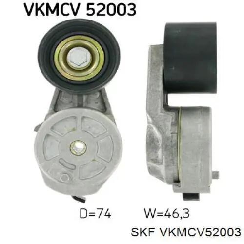 Reguladora de tensão da correia de transmissão SKF VKMCV52003 preço, a partir de 67,15 EUR