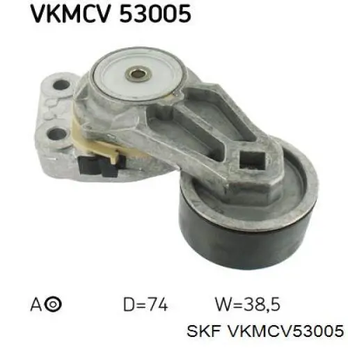Compre VKMCV53005 SKF Reguladora de tensão da correia de transmissão