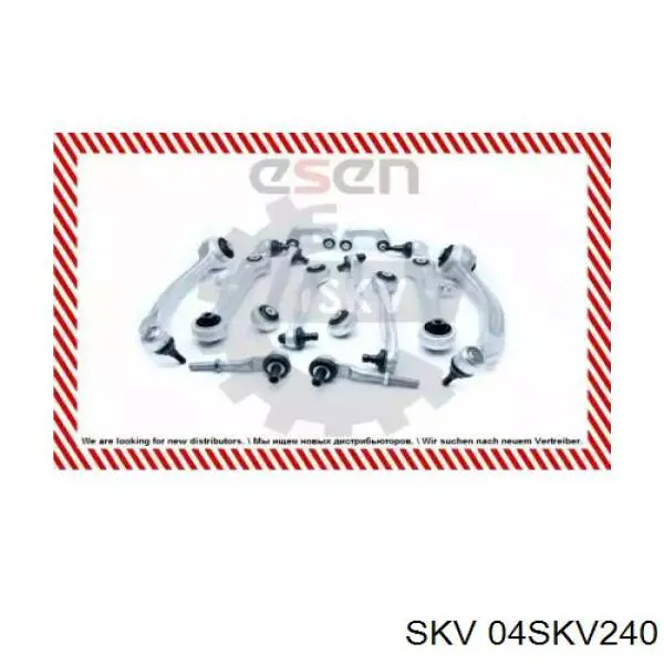 Kit de braços oscilantes de suspensão dianteira SKV 04SKV240 preço, a partir de 314,63 USD
