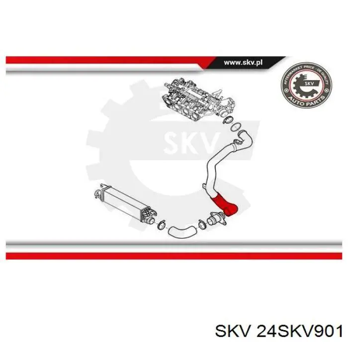 Mangueira (cano derivado) de intercooler Metalcaucho 09581 preço, a partir de 43,81 USD