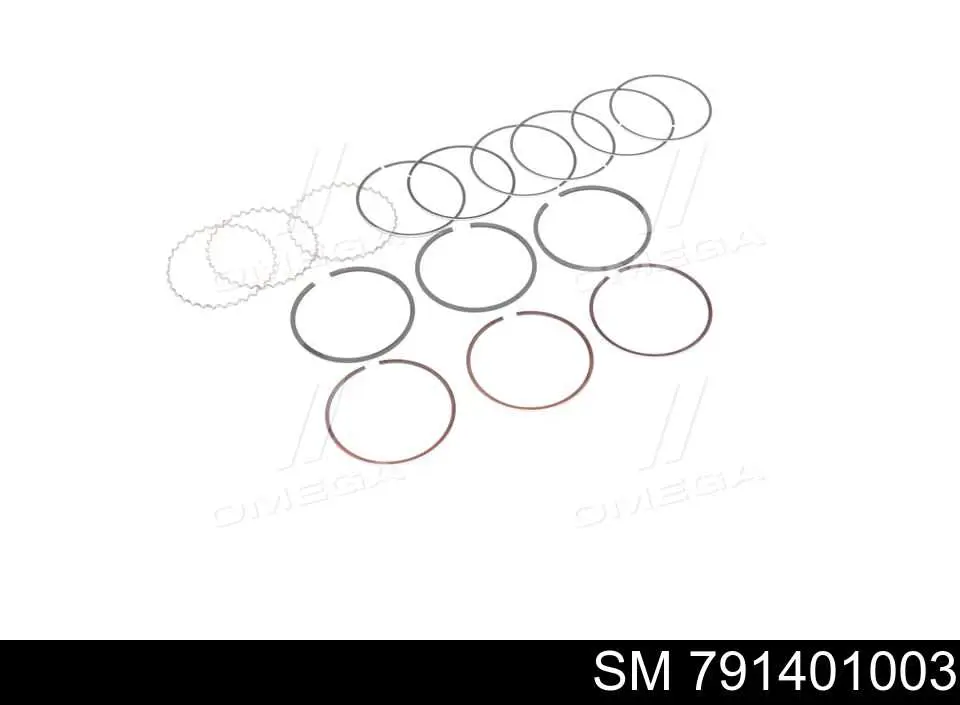 94599003 General Motors Kit de anéis de pistão de motor, STD.