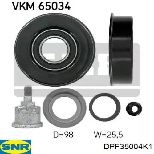 Polia de cambota SNR DPF35004K1 preço, a partir de 142,39 USD