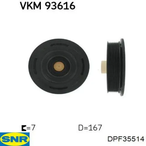 Compre DPF35514 SNR Polia de cambota