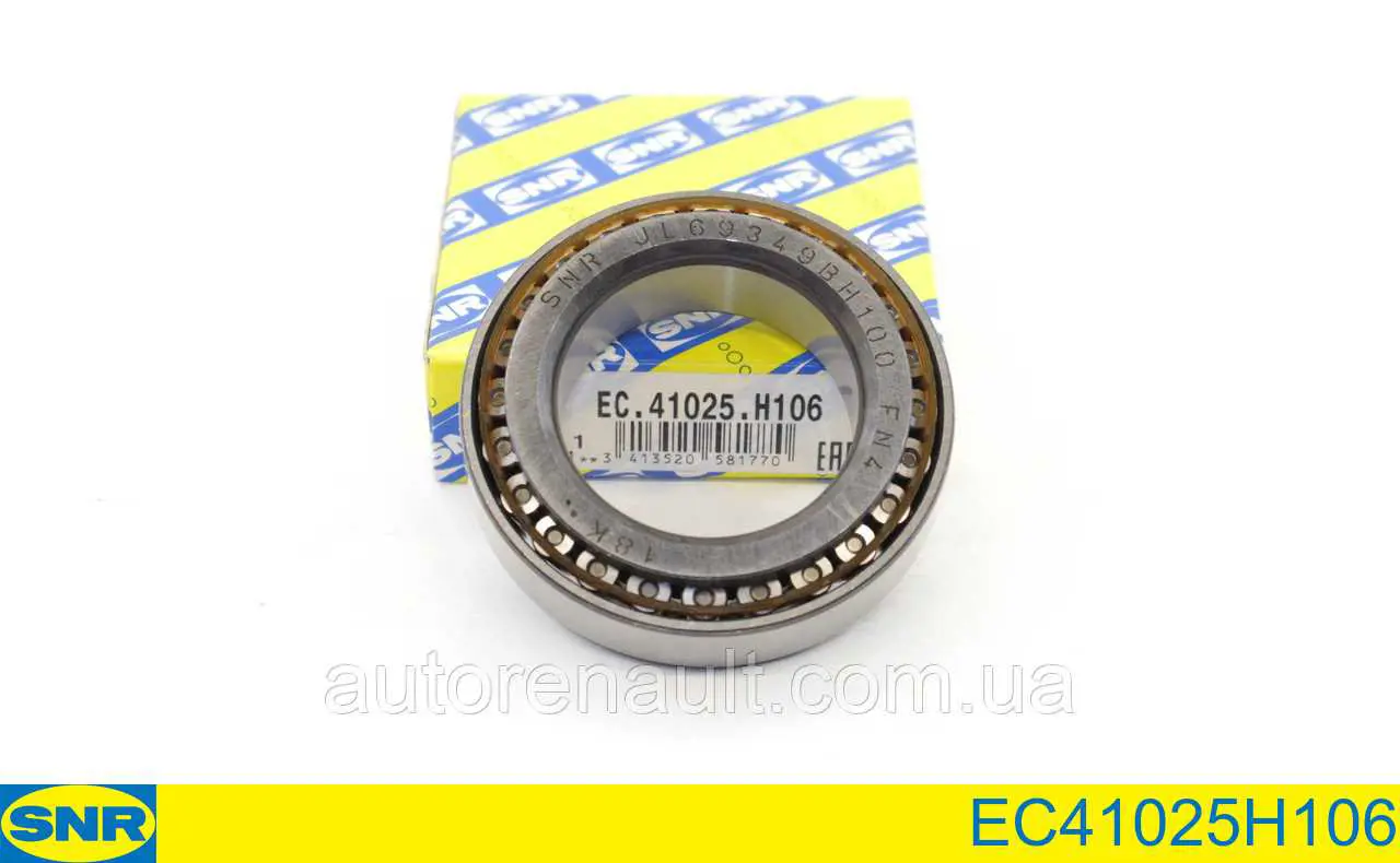 EC41025H106 SNR Rolamento da Caixa de Mudança
