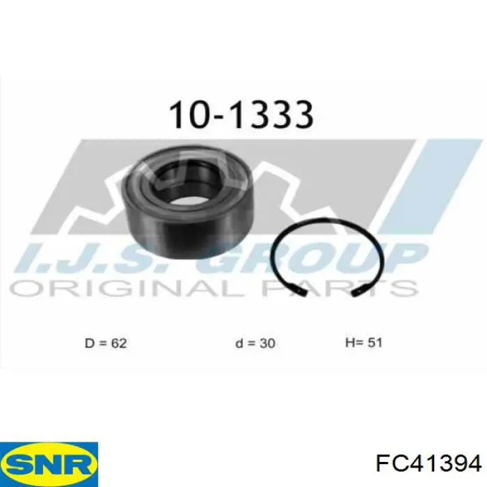 Rolamento de cubo traseiro SNR FC41394 preço, a partir de 40,04 USD