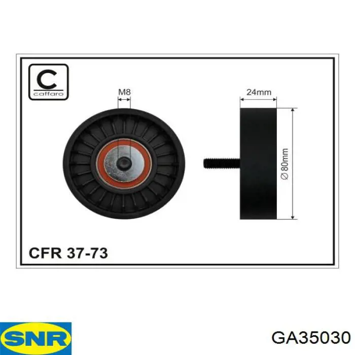 Rolo parasita da correia de transmissão SNR GA35030 preço, a partir de 18,73 USD