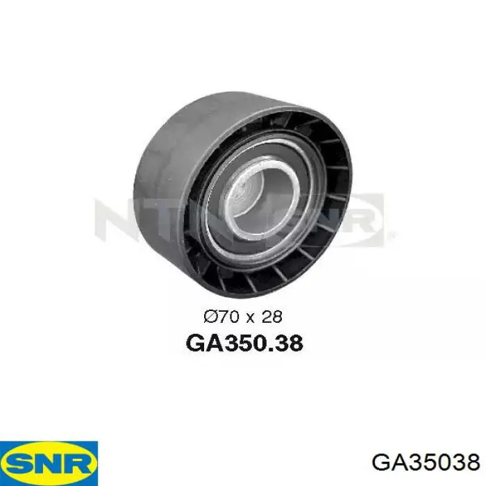 Rolo de reguladora de tensão da correia de transmissão SNR GA35038 preço, a partir de 26,07 USD