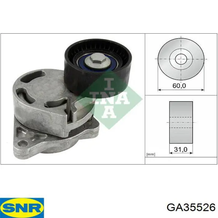 Compre GA35526 SNR Reguladora de tensão da correia de transmissão