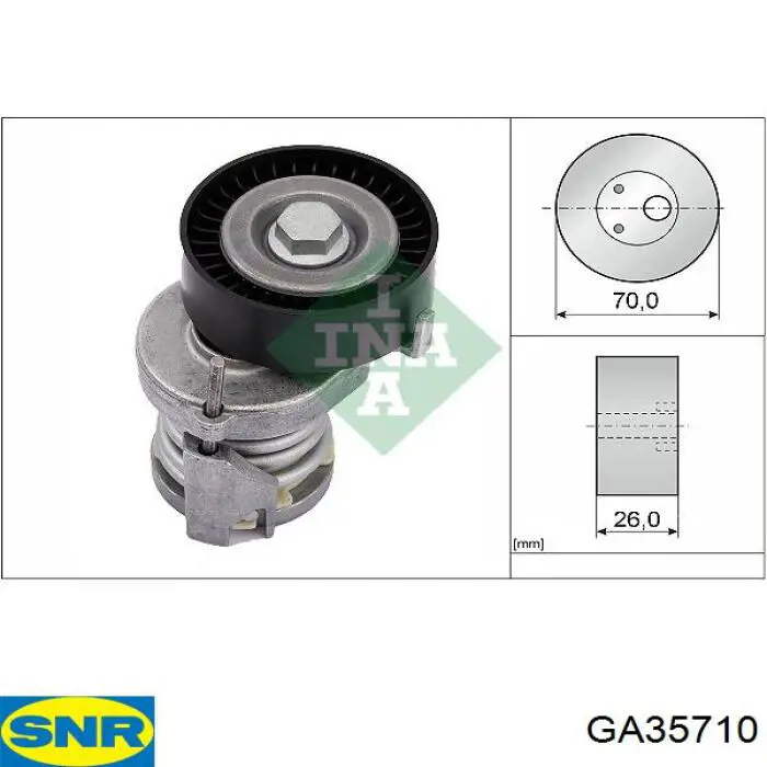 Compre GA35710 SNR Reguladora de tensão da correia de transmissão