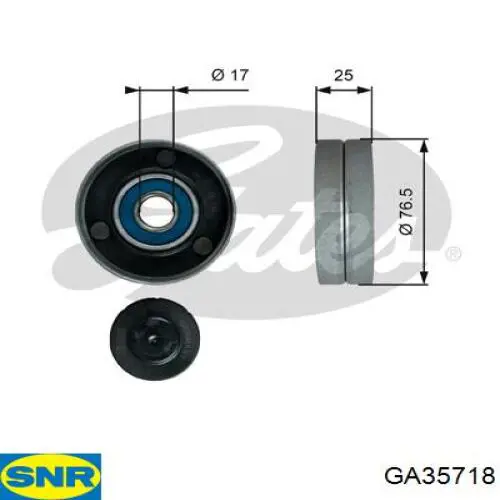 Compre GA35718 SNR Rolo parasita da correia de transmissão