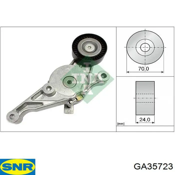 Compre GA35723 SNR Reguladora de tensão da correia de transmissão