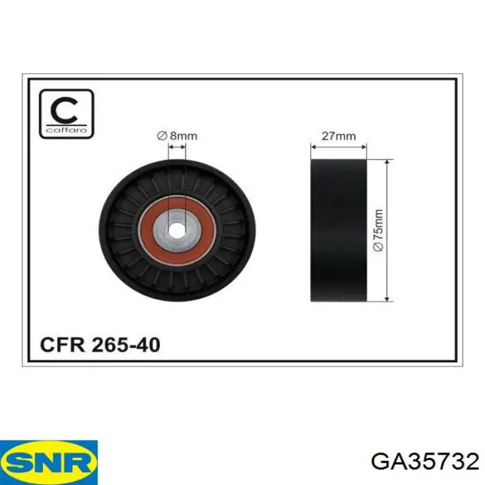 Compre GA35732 SNR Reguladora de tensão da correia de transmissão
