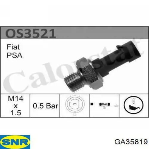 Compre GA35819 SNR Rolo de reguladora de tensão da correia de transmissão