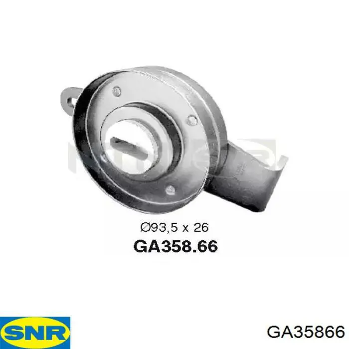 Rolo de reguladora de tensão da correia de transmissão SNR GA35866 preço, a partir de 40,64 USD