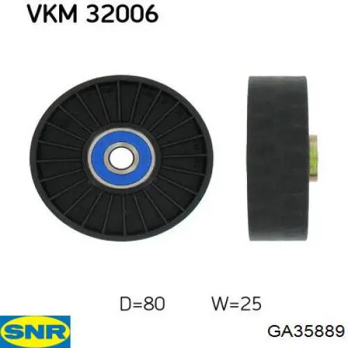 Compre GA35889 SNR Rolo parasita da correia de transmissão