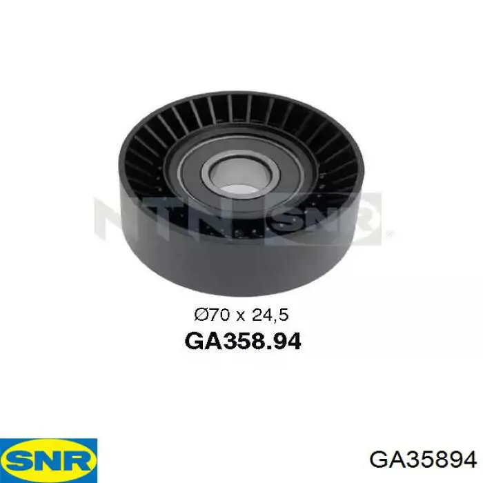 Rolo de reguladora de tensão da correia de transmissão SNR GA35894 preço, a partir de 14,29 USD