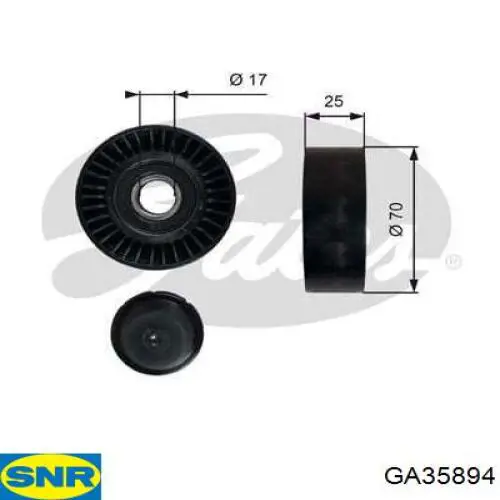 Compre GA35894 SNR Rolo de reguladora de tensão da correia de transmissão