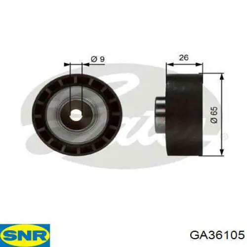 Compre MPQ0118 Magneti Marelli Rolo parasita da correia de transmissão