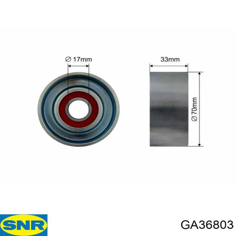 Compre GA36803 SNR Reguladora de tensão da correia de transmissão